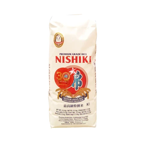 NISHIKI RICE MUSENMAI Medium Grain 2.5kg