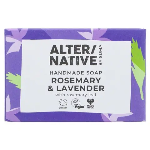 Alter/native By Suma Boxed Soap Rosemary & Lavender 95g
