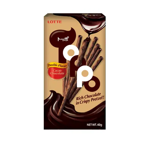 LOTTE Toppo Biscuit Sticks with Coco Filling 40g