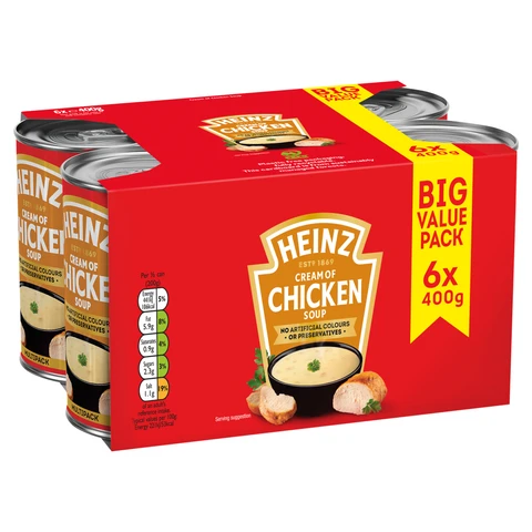 Heinz Cream Of Chicken Soup 6 x 400g