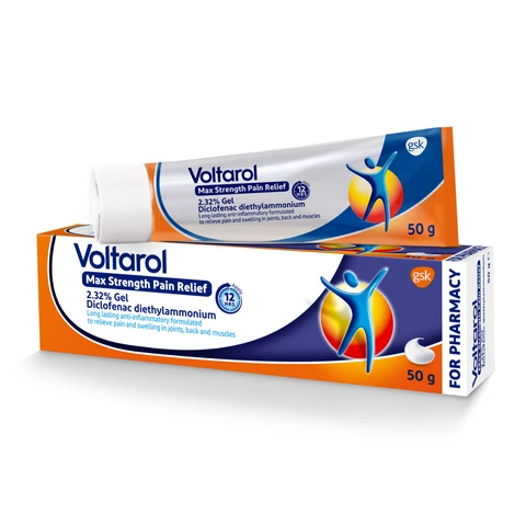 Voltarol Max Strength Pain Relief Gel 2.32% - 50g