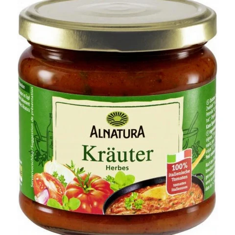 Alnatura Bio Tomatensauce Kräuter 350 ml