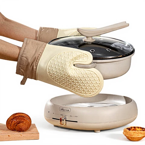 Backofenhandschuhe Silikon – sicher backen