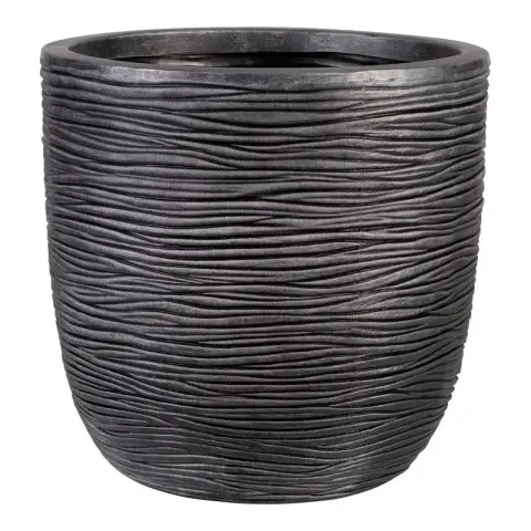 Strata Small Round 35cm (D) x 34cm (H)-Pewter