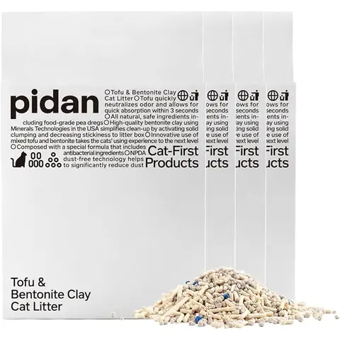 pidan mixted tofu cat litters- 4*2.4kg