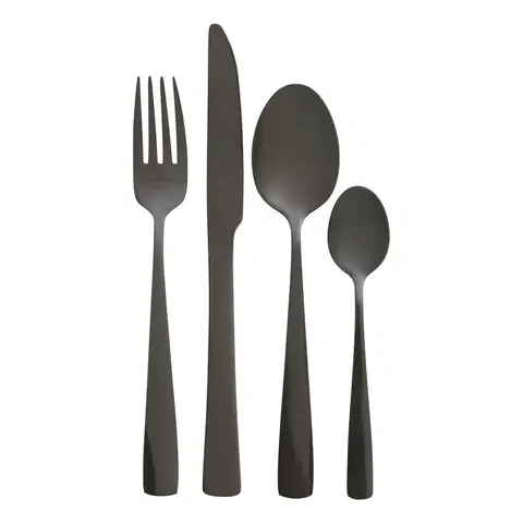 Interiors by Premier 16 Piece Onyx Cutlery Set