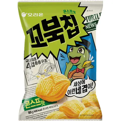 Orion Turtle Chips Corn Flavour 80g