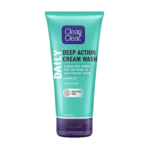 Clean & Clear Deep Cleansing Cream Wash 150ml