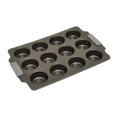 Maison by Premier Grey Twelve Cup Muffin Tray