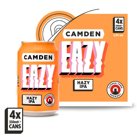 Camden Eazy 4 X 330ml (Abv 5.0%)