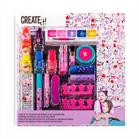 Create It! Make Up Kit Neon/Glitters