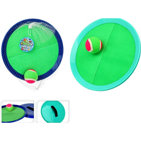 Jeu de balle à scratch XL - Set de 3 pièces - Deux coloris expédiés aléatoirement