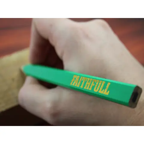 Faithful FSC Carpenters Pencils 10 Pack (Hard Graded Pencils)