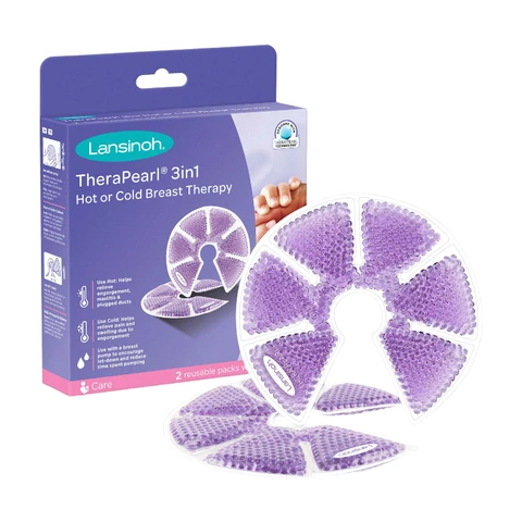 Lansinoh TheraPearl 3 in 1 Hot or Cold Breast Therapy 2 Pack