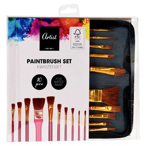 Haarbürsten-Set (10-teilig)