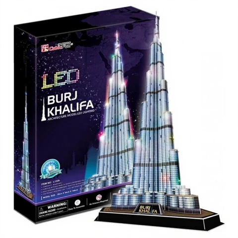 CUBIC FUN 3d Puzzle Burj Khalifa LED