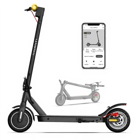 Trottinette Électrique Pliable INVANTI E30 - Moteur 350 W Sans Balais, Autonomie 32 km