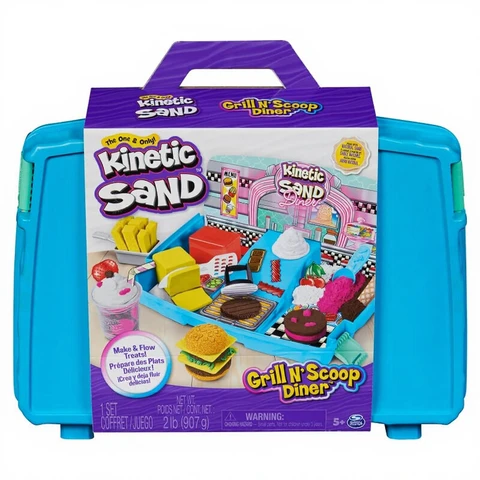 Spin Master Kinetic Sand Grill n Scoop Diner 907g