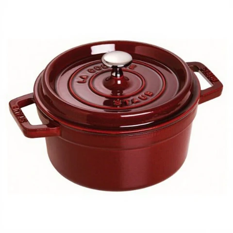 Staub Cocotte Gusseisen-Schmortopf mit Deckel – 22 cm – 2,5 L