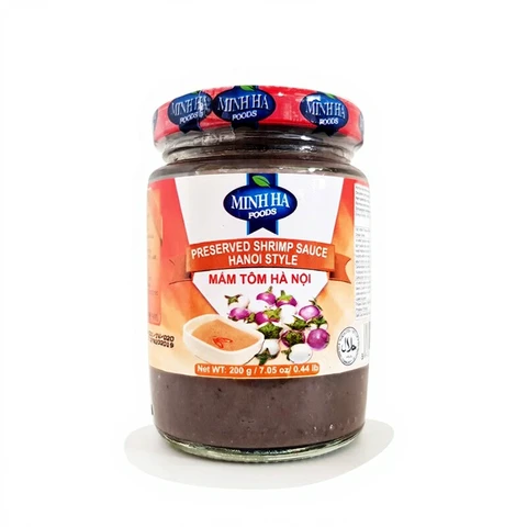 Minh Ha Preserved Shrimp Paste Mam tôm Hà Noi 200g