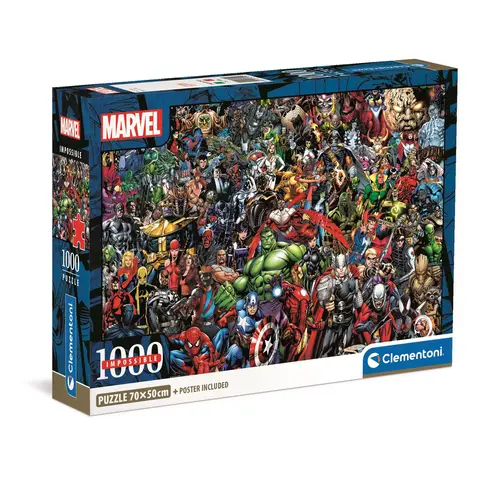 Clementoni Marvel 1000 Piece Impossible Puzzle