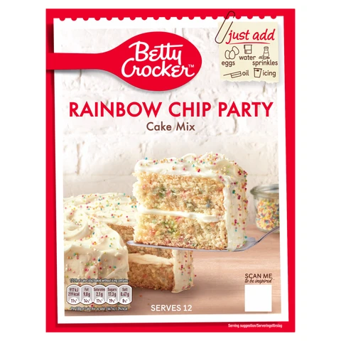 Betty Crocker Rainbow Chip Cake Mix 425g