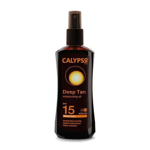 Calypso Sun Protection Deep Tanning Oil Spray 15 Medium 200ml