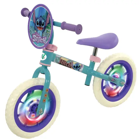 Stitch 12 inch Balance Bike with Light Up Wheels