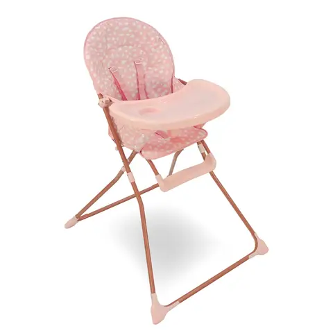 My Babiie MBHC1 Compact Highchair Pink Dalmatian