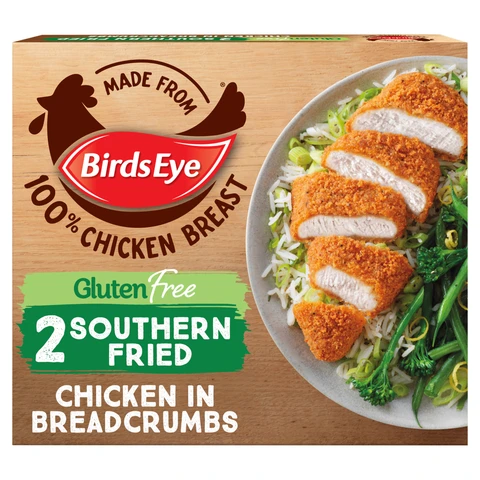 Birds Eye 2 Southern Fried Chicken In Breadcrumbs 180g