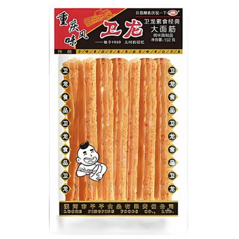 WL Latiao Gluten Strips Hot & Spicy Flavour 102g
