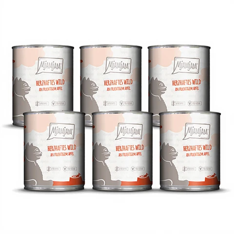 MjAMjAM - Hartig wild met fruitige appels 800g*6