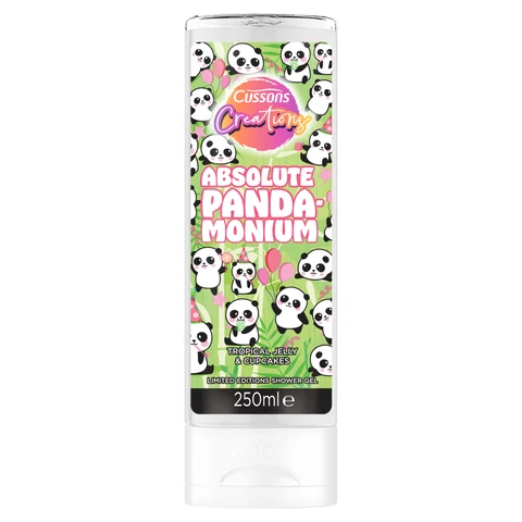 Cussons Creations Absolute Panda-Monium Tropical Jelly & Cupcakes Limited Editions Shower Gel 250ml