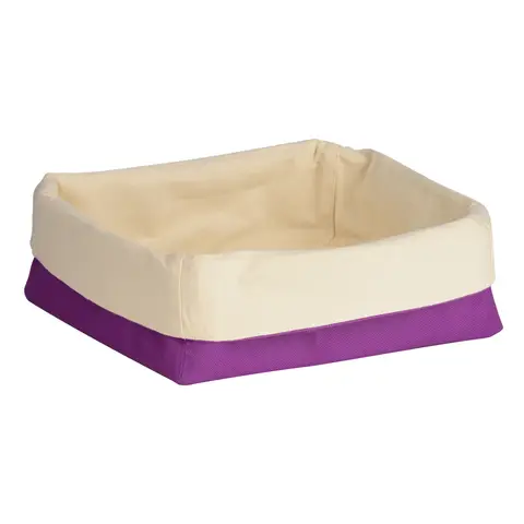 Essentials by Premier Purple And Cream Large Bread Basket