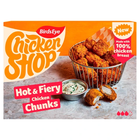 Birds Eye Chicken Shop Hot & Fiery Chicken Chunks 300g