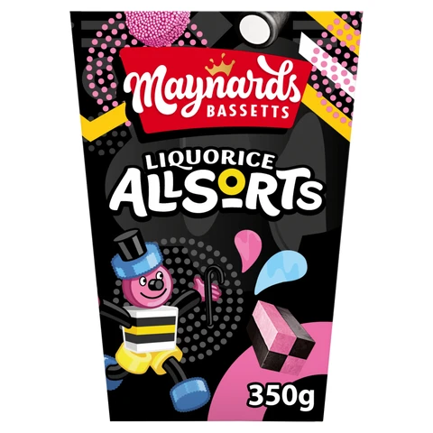 Maynards Bassetts Liquorice Allsorts Christmas Carton 350g