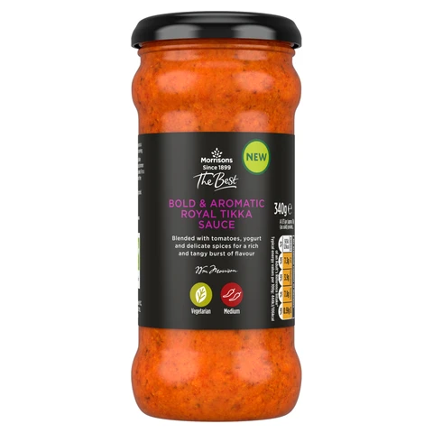 Morrisons The Best Royal Tikka Masala Sauce 340G