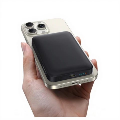 Baseus EnerFill FM11 Magnetic Mini Wireless Fast Charge Power Bank 10000mAh 22.5W Interstellar Black