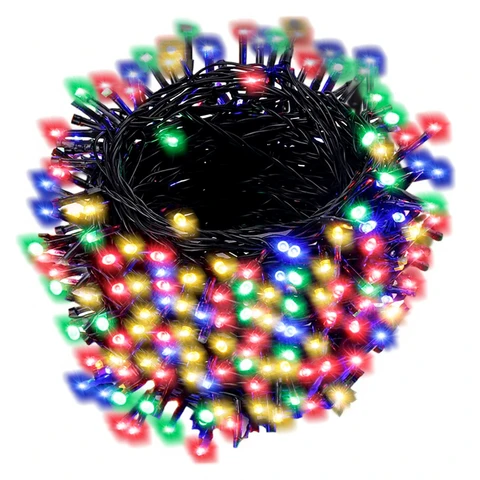 Aigostar Model Flat String Lights - Solar String Lights - 100LED | 10m | IP65 | Multi-color Warm Light