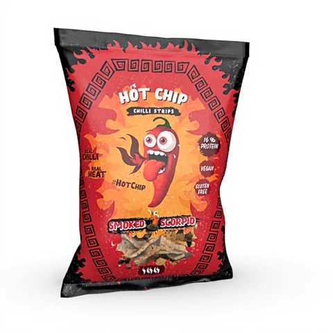 HOT CHIP Snack Hot Chip Strips Smoked Scorpio 80g