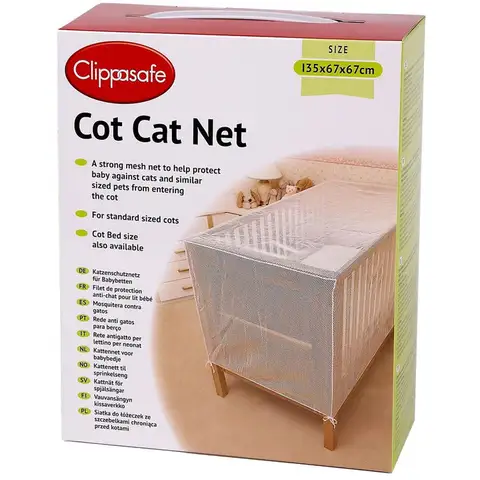 Clippasafe Cot Cat Net 135 x 67 x 67cm