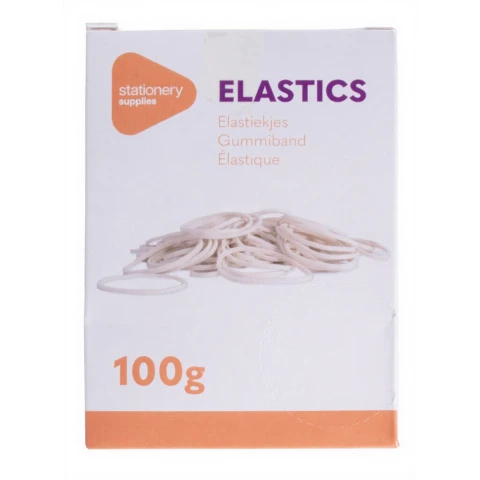 Difference Elastiekjes 100 g Assorti Kantoorbenodigdheden