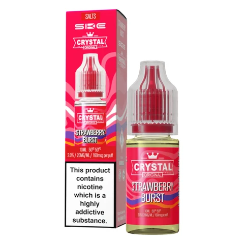 SKE Crystal Nic Salt E-liquid Strawberry Burst 2.0%/20mg/ml