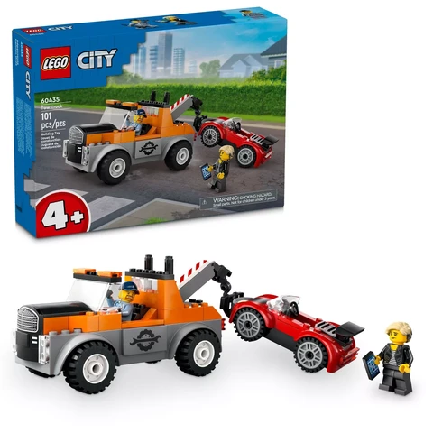 LEGO CITY 60435 Tow Truck and Sports Car Repair