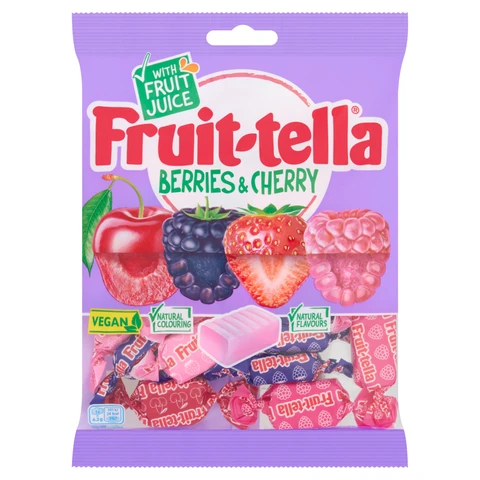 Fruit-Tella Berries & Cherries 170g