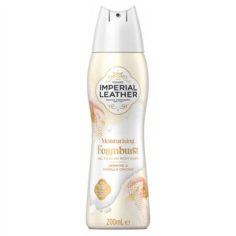 Imperial Leather Moisturising Foamburst Gel to Foam Body Wash Jasmine to Vanilla Orchid 200ml