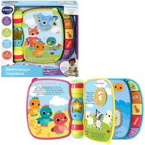 VTech Recueil de chansons Baby Animal Friends Bleu