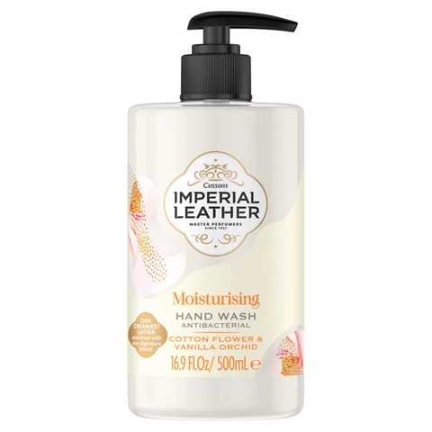 Imperial Leather Moisturising Antibacterial Hand Wash Cotton Flower & Vanilla Orchid 500 ml
