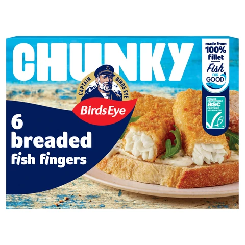 Birds Eye Inspirations 6 Chunky Fish Fingers 360g