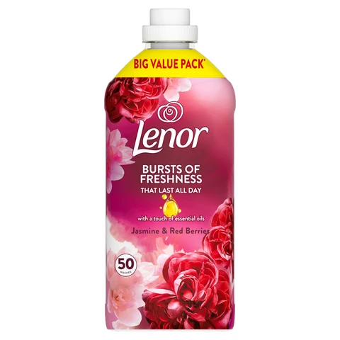 Lenor Fabric Conditioner 50 Washes, Jasmine and Red Berries
